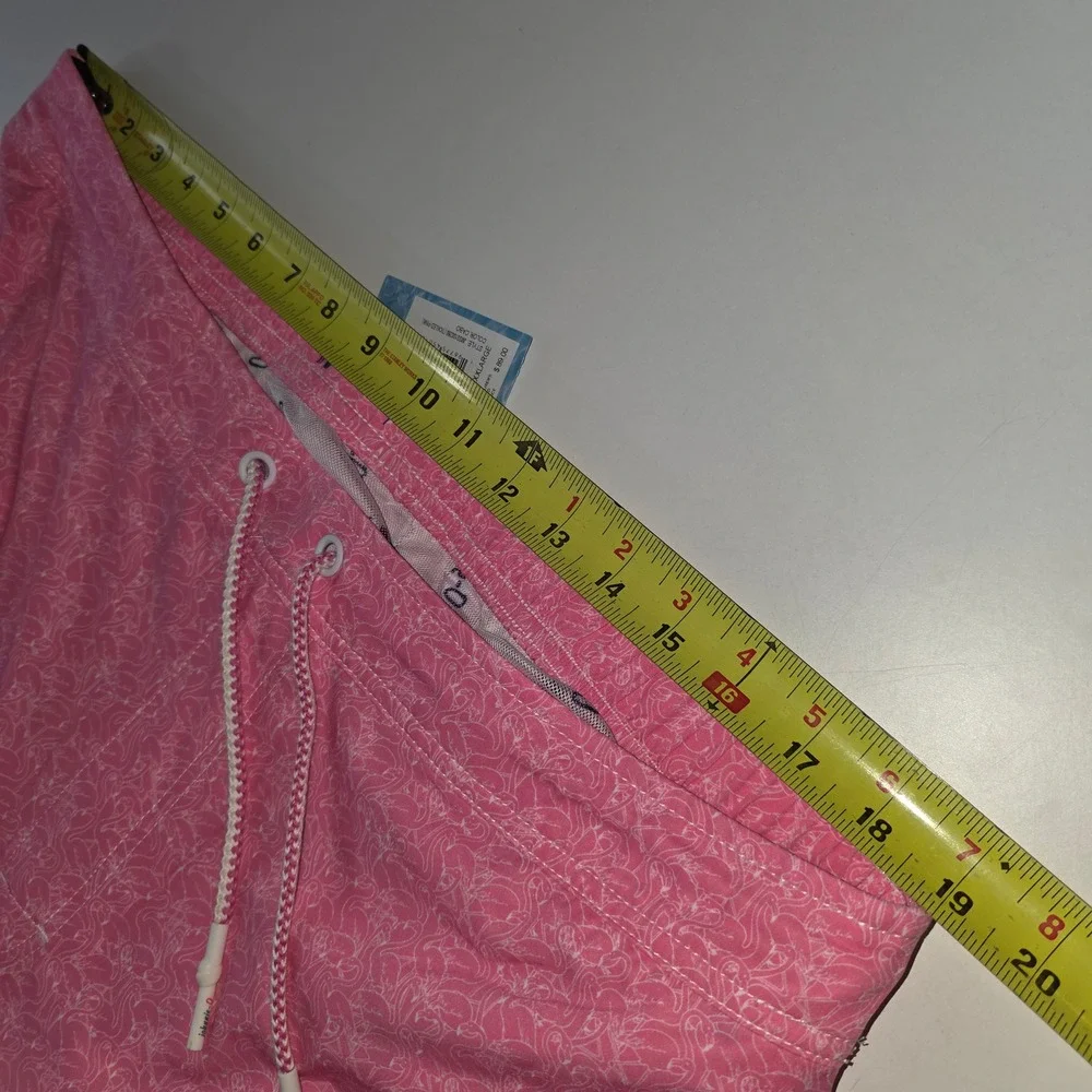 johnnie-O Men's Swim Trunks XXL Tickled Pink Cabo 7